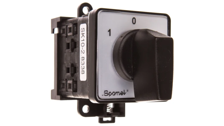 Łącznik krzywkowy 1-0-2 2P 10A na szynę SK10-2.8338BS24