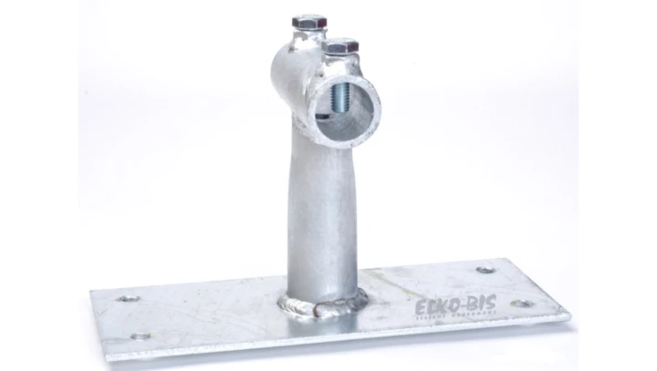 Uchwyt masztu mały 100x250mm fi 30mm specjalny 60.1/S OC /96010101/