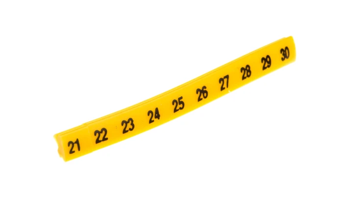 Oznacznik do złączek EZ-6/21-30 żółty R34RR-02050102700 /100szt./