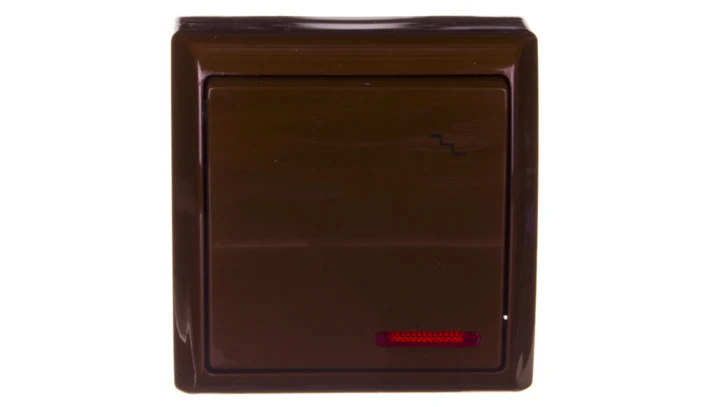 BIS Łącznik schodowy z podświetleniem brązowy ŁN-3BS/24