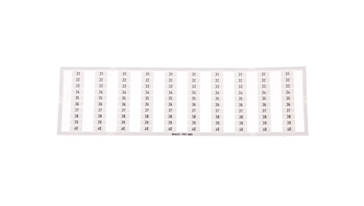Oznaczniki WMB 10x 31-40 793-605 /5szt./