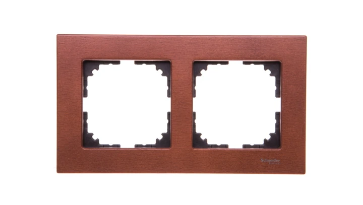 Merten M-Elegance Ramka podwójna drewno wiśniowy MTN4052-3472