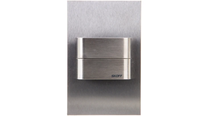 Oprawa przyschodowa DUO TANGO Short LED Light 10 V DC 1,6 W IP 66 3000 K szlif Inox
