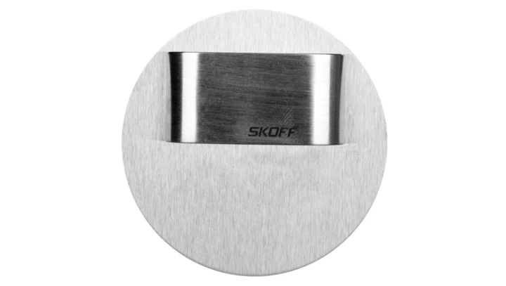 Oprawa przyschodowa RUEDA mini Short LED Light 10 V DC 0,4 W IP 66 6500 K szlif Inox