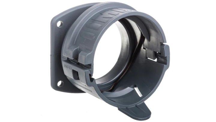 Uchwyt pulpitowy węża osłonowego SILVYN AFG-PA 70 szary 55001080