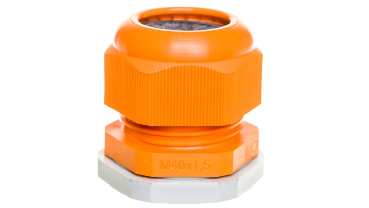Dławnica kablowa poliamidowa M40 IP66 AKMF 40 pomarańczowa 36001037