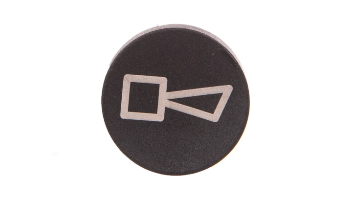 Wkładka przycisku wystająca czarna /Symbol BUCZEK/ 22mm M22-XDH-S-X17 218228