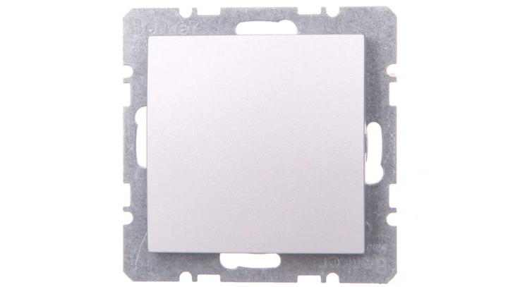 Berker/B.1/B.3/B.7 Glas Zaślepka z elementem centralnym aluminium 10091404