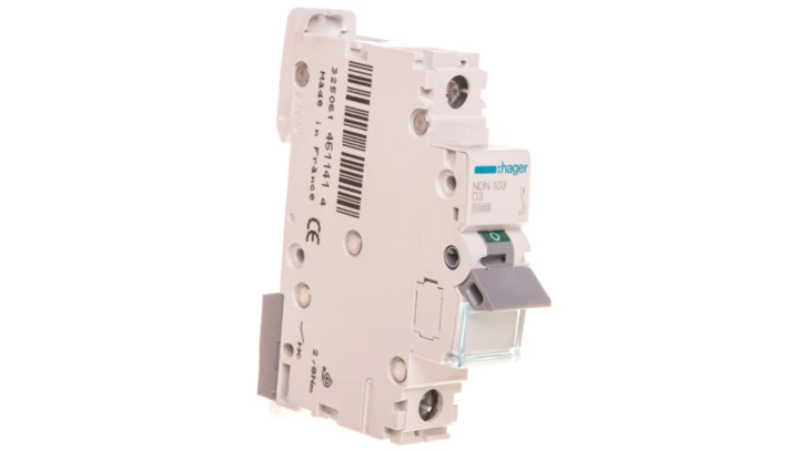 Wyłącznik nadprądowy 1P D 3A 10kA AC NDN103