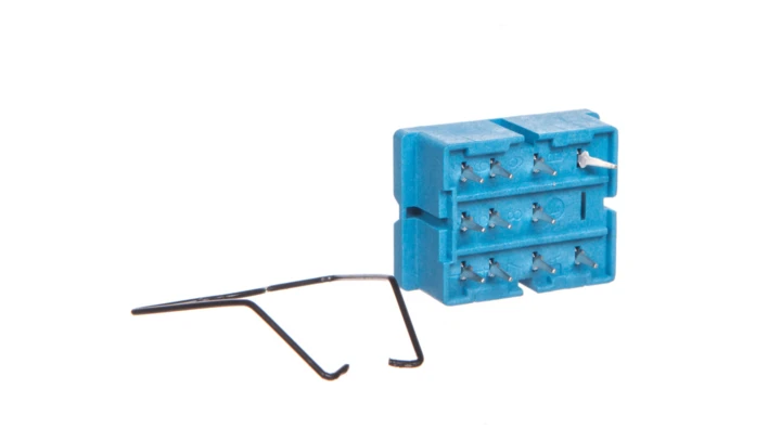 Gniazdo do serii 55.33/85.03 montaż do obwodów drukowanych, (klip metalowy) 94.13SMA