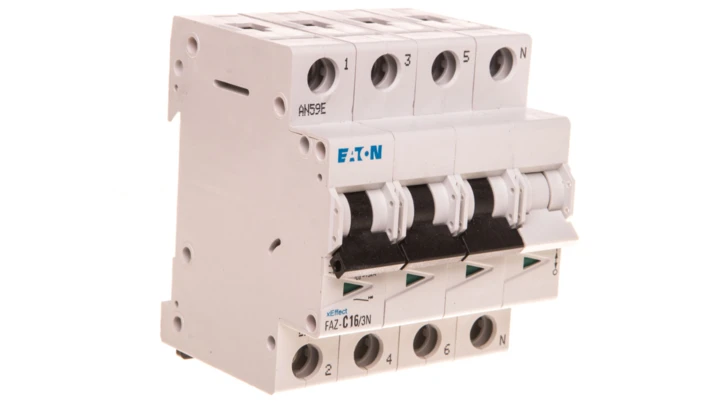 Wyłącznik nadprądowy 3+N C 16A 15kA AC FAZ C16/3N 278975