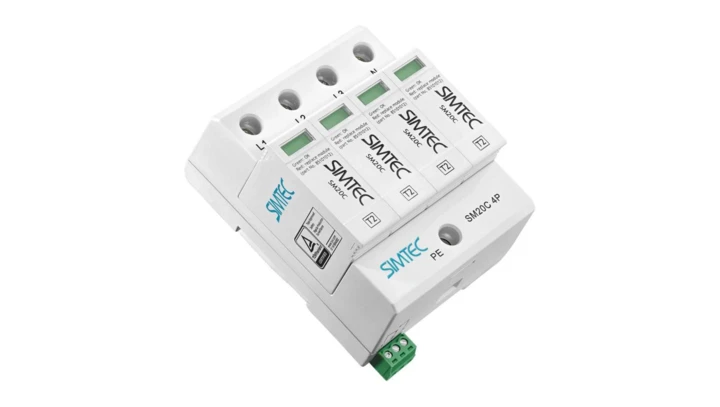 Ogranicznik przepięć Typ T2 4P 20kA SIMTEC SM20C/4-275 85102000