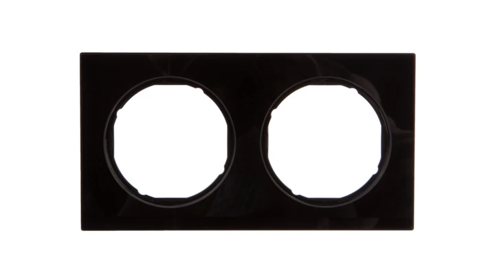 Berker R.3 Ramka podwójna szkło, czarna 10122216