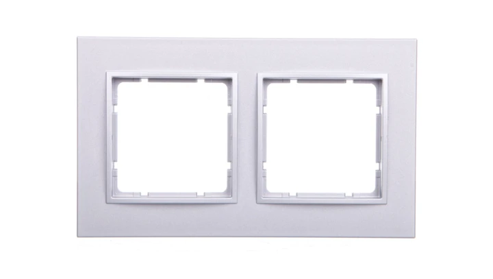 Berker B.7 Ramka podwójna aluminium mat 10126424