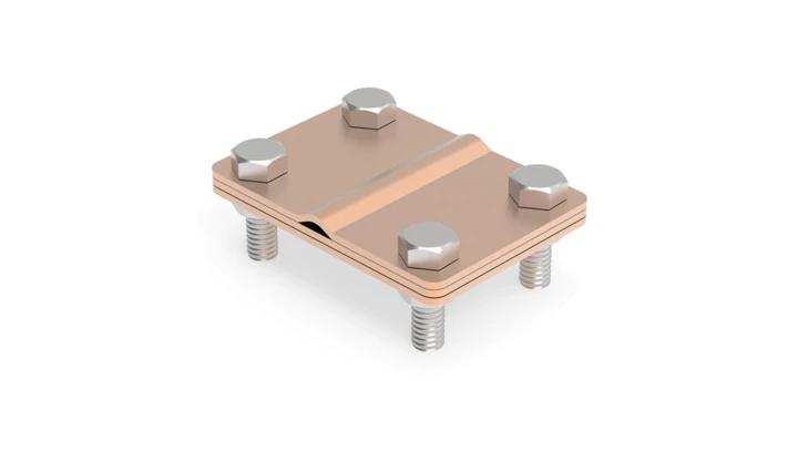 Złącze uniwersalne odgałęźne 57x80mm miedziane 14.2 CU /91400203/