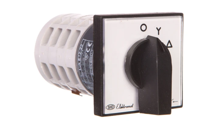 Łącznik krzywkowy 0-gwiazda-trójkąt 5P 12A IP65 Łuk E12-22 921222