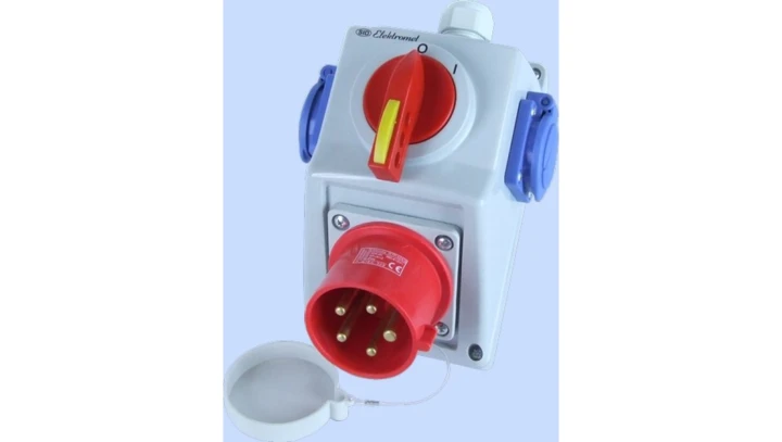 Zestaw instalacyjny 0-I 32A 5P + 2x 2P+Z IP44 z/o C32-18.2N 974030