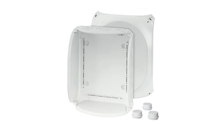 Puszka odgałęźna 295x225x122 bez zacisków IP66 szara DK 3500 G 62000017