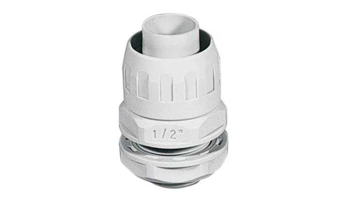 Dławnica kablowa szara do rur karbowanych PG13,5 ECGX14-13