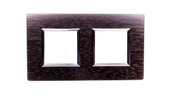 DANTE Ramka podwójna drewno WENGE 4523382