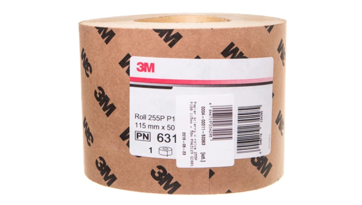 Papier ścierny w rolce 255P P180 115mm x 50m PN63129 GC801023950/7000084395 /2szt./