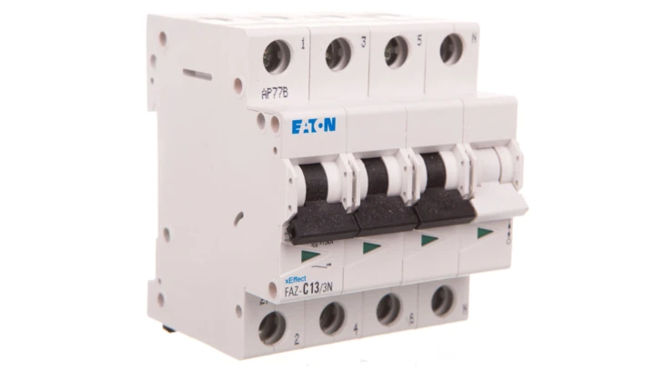 Wyłącznik nadprądowy 3P+N C 13A 15kA AC FAZ-C13/3N 278973