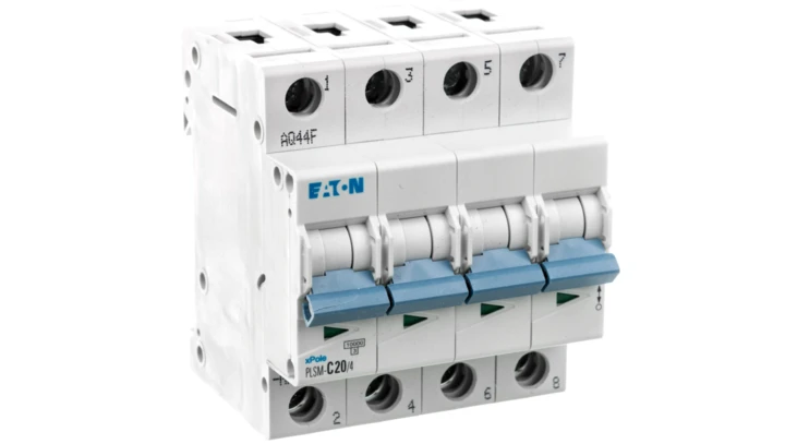 Wyłącznik nadprądowy 4P C 20A 10kA AC PLSM-C20/4-MW 242613