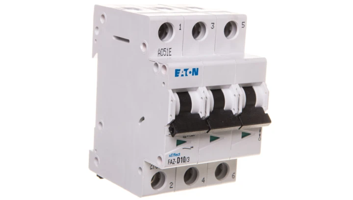 Wyłącznik nadprądowy 3P D 10A 15kA AC FAZ D10/3 278892