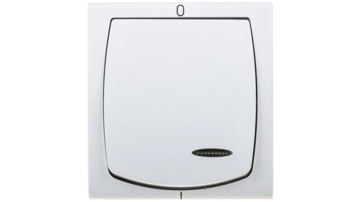 MADERA Łącznik hermetyczny podwójny z podświetleniem IP44 biały ŁNH-11NS/00