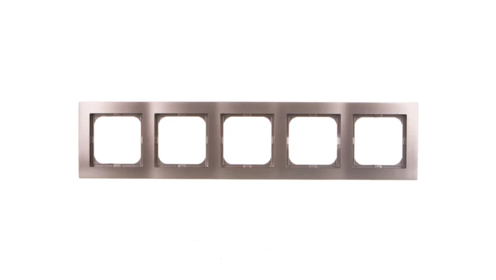 AS Ramka pięciokrotna satyna light R-5G/45