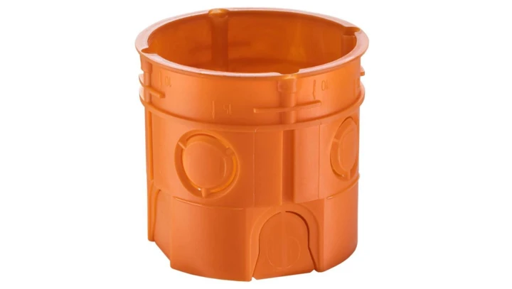 Puszka podtynkowa 60mm głęboka pomarańczowa Z60DF 33033008 /50szt./
