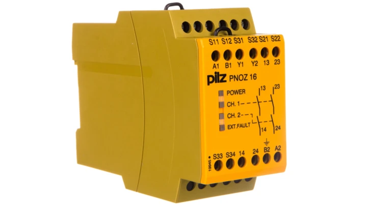 Przekaźnik bezpieczeństwa 2N/O PNOZ 16 24VDC/24 VAC 774060, 1-W0IUF