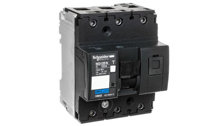Wyłącznik nadprądowy 3P C 100A AC NG125N 18642