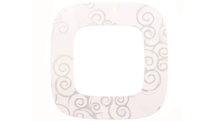 VALENA ALLURE Ramka pojedyncza arabeska chrom 754341