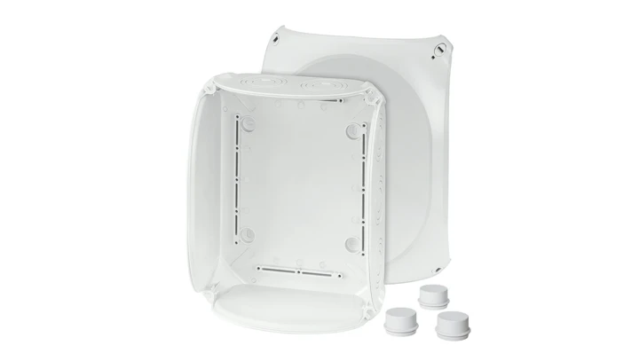 Puszka odgałęźna 255x205x112 bez zacisków IP66 szara DK 2500 GZ 62000161