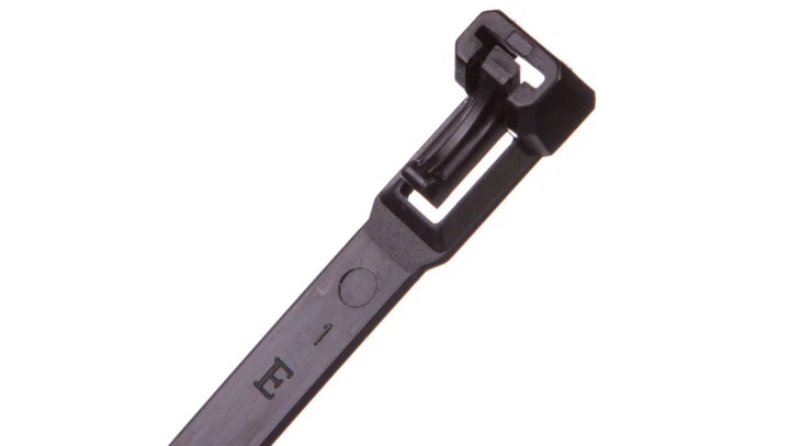 Opaska kablowa otwierana wielokrotnie 200x7,5mm czarna BMWN5350E /100szt./