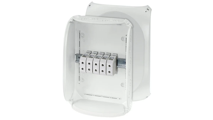 Puszka odgałęźna 355x255x122 5x50mm2 CU IP66 szara DK 5055 G 62000163