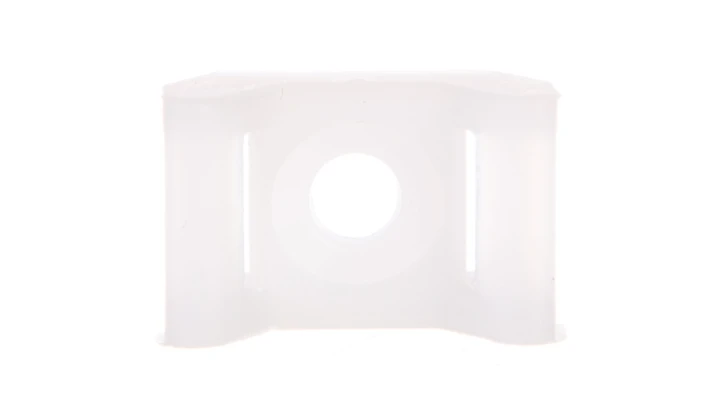 Uchwyt siodełkowy do opasek kablowych biały 9mm 14,6x22,5mm F=11mm BMSB5496E /100szt./