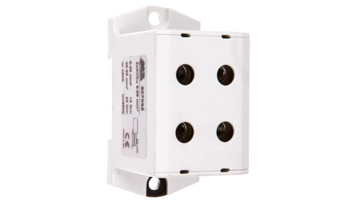 Złączka szynowa 2-torowa 16-95mm2 szara EURO multiOTL 95 2xAl/Cu 607095