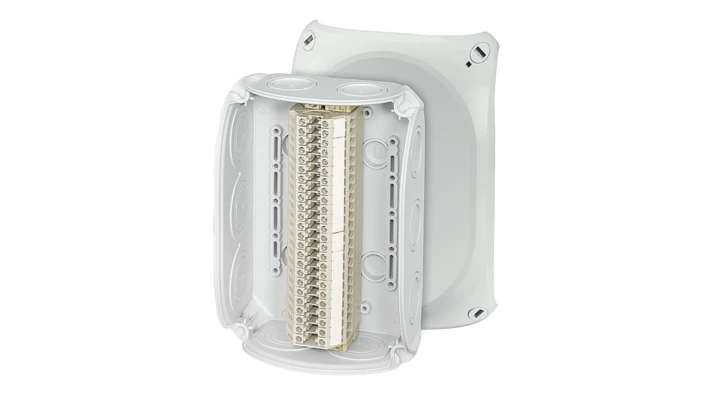 Puszka odgałęźna 180x130x77 24x4mm2 CU/AL IP66 szara RK 1024 T 62000179