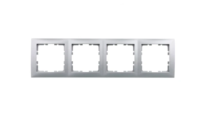 Berker B.Kwadrat Ramka poczwórna aluminium 5310148994