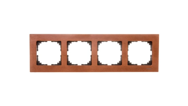 Merten M-Elegance Ramka poczwórna drewno wiśniowy MTN4054-3472