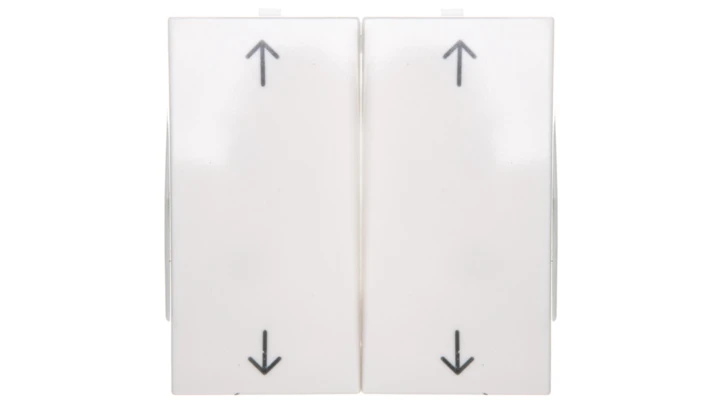 B.Kwadrat Klawisz podwójny symbol /strzałka/ biały połysk 5316448999