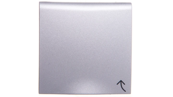 B.Kwadrat/B.7 Płytka czołowa gniazda z/u z pokrywą z przesłonami styków aluminium 3965838994