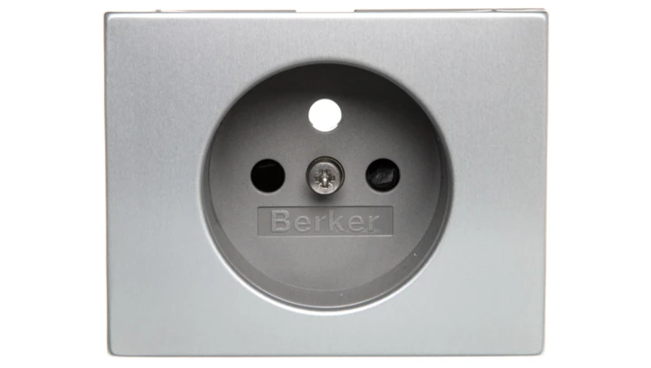 K.5 Płytka czołowa gniazda z/u aluminium 3965757003