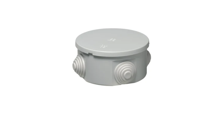 Puszka natynkowa okrągła samogasnąca 960 stopni C seria 400A IP44fi80x40 EC400C2A