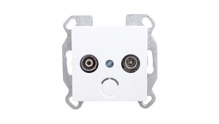 Lumina Gniazdo antenowe RTV standard białe WL3010