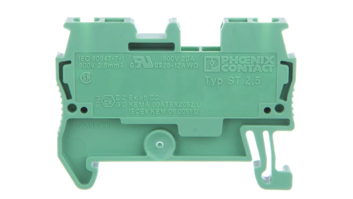 Złączka szynowa 2-przewodowa 0,08-4mm2 czerwona ST 2,5 GN 3037096 /50szt./