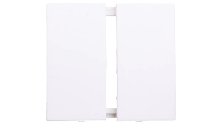 B.1 Klawisz 2-biegunowy świecznikowy śnieżnobiały tworzywo GLAS 16231909