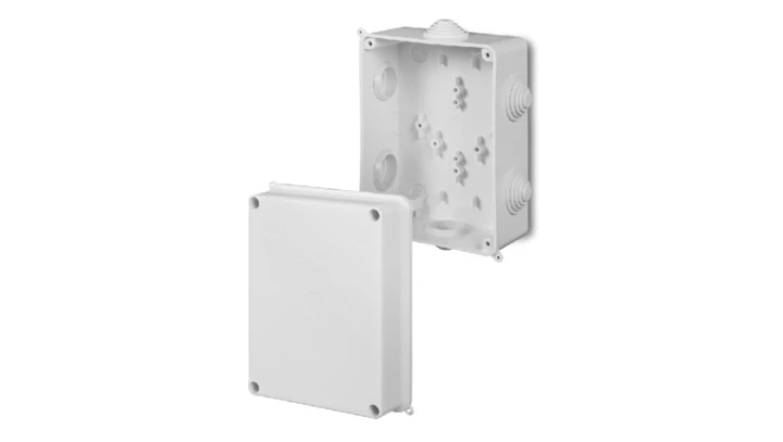 Puszka hermetyczna n/t PK-6 158x118x94mm pusta IP55 biała 0227-10